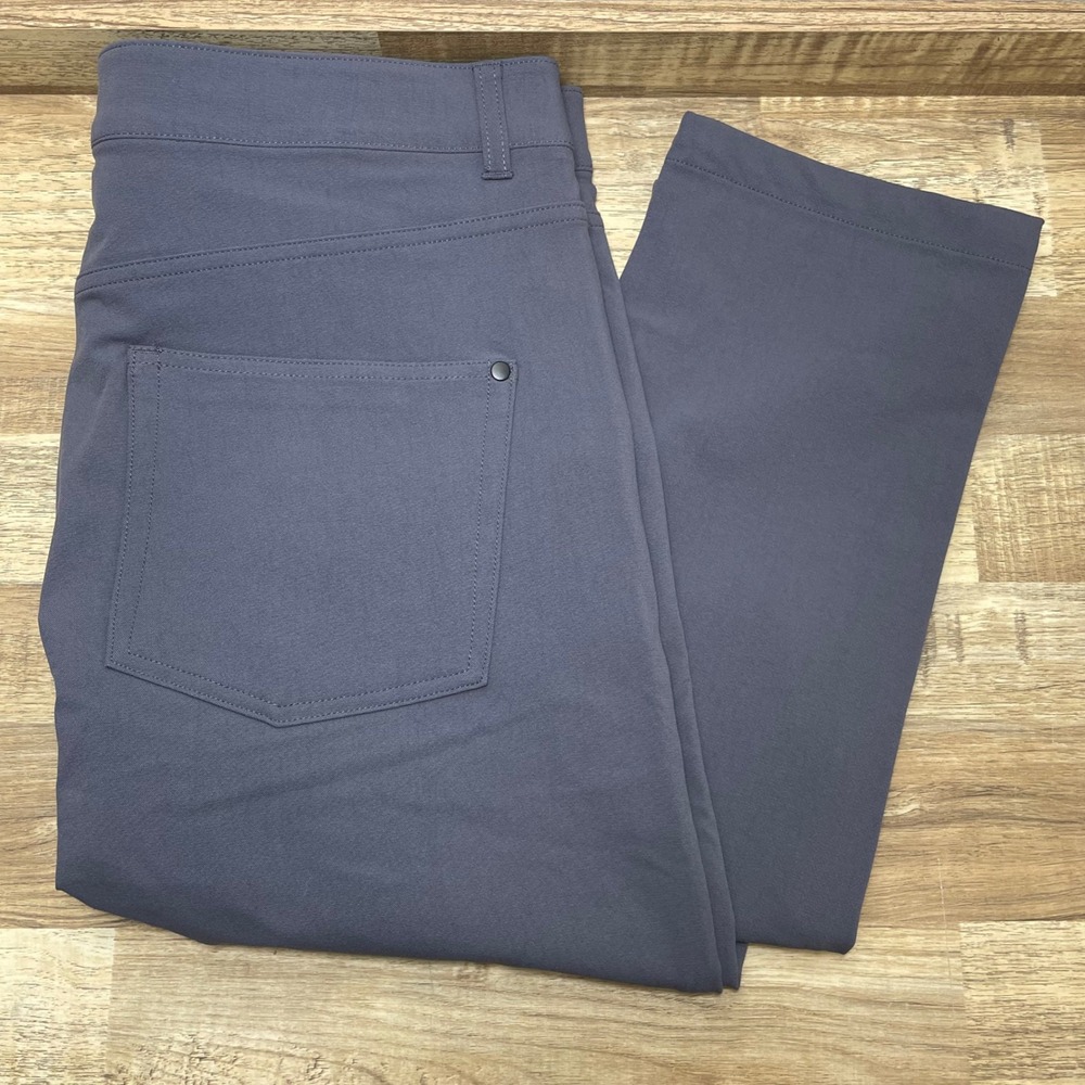 Western Rise Diversion Pants Mens 35 Gray 4-Way Stretch Technical Travel 31"